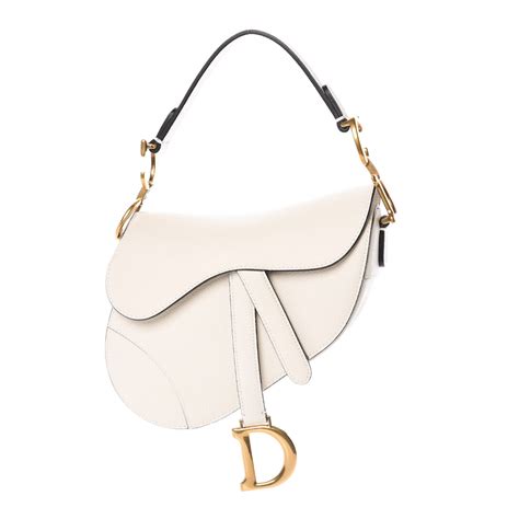 dior white saddle bag|Dior saddle bag original.